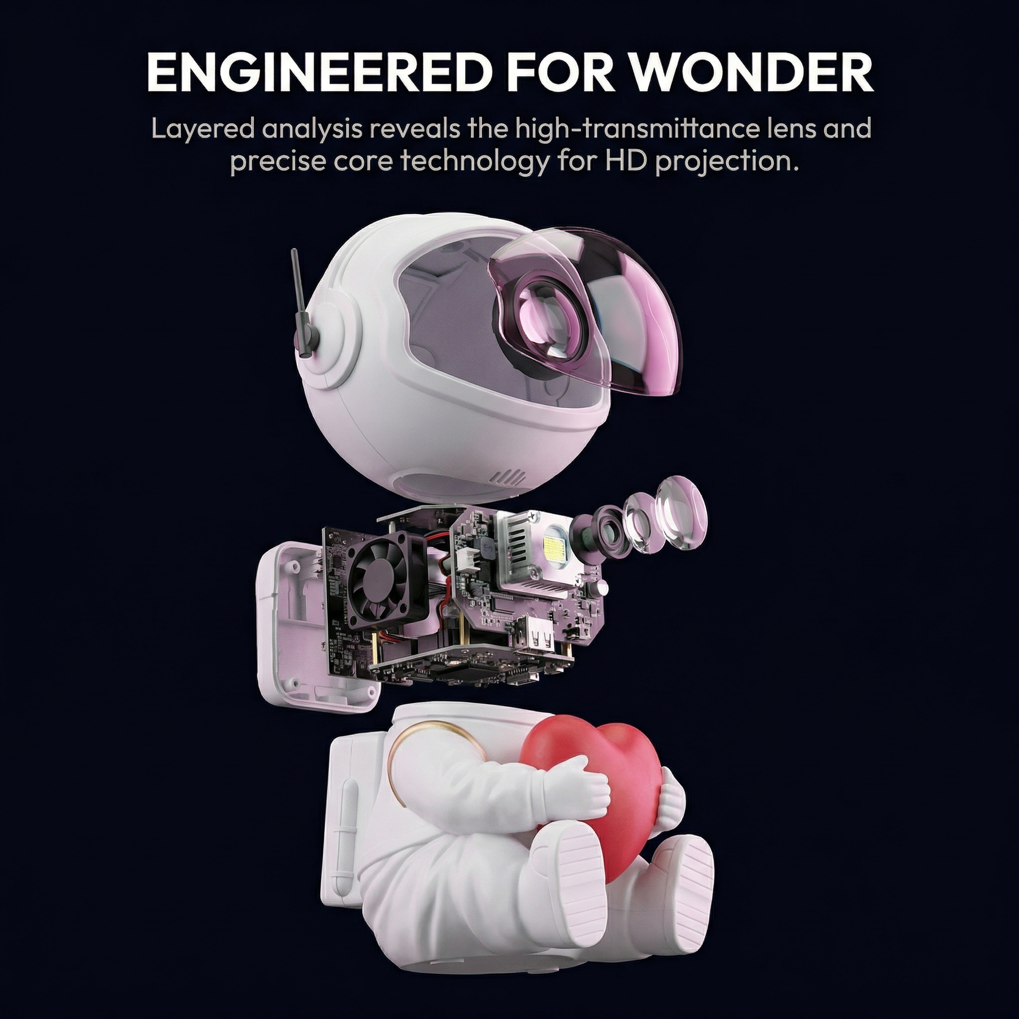 Astronaut Star Projector